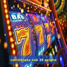 corinthians sub 20 palpite